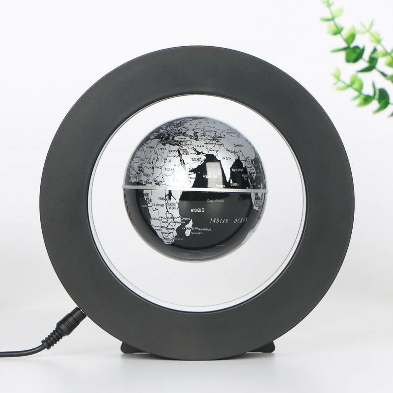 Floating Magic Globe - 4-Inch Blue Decor