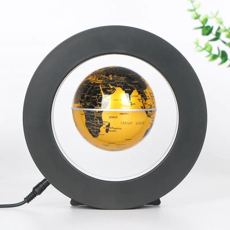 Floating Magic Globe - 4-Inch Blue Decor