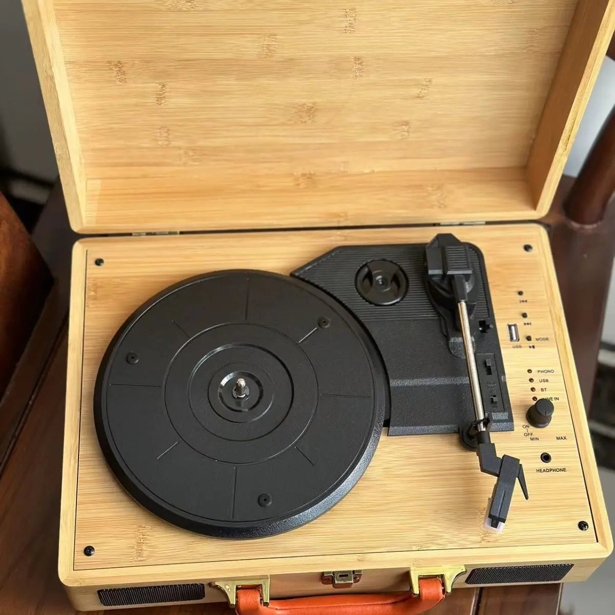 Retro Bluetooth Vinyl Record Player