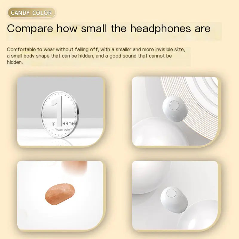 Earbuds Mini Pro4SS Invisible True Wireless Bluetooth Earbuds
