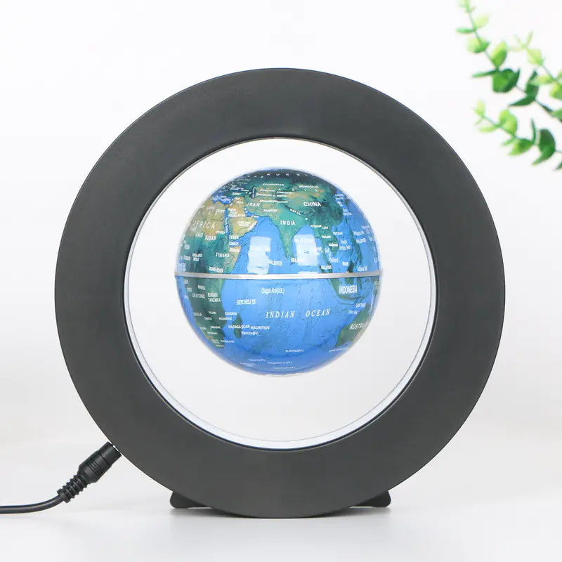 Floating Magic Globe - 4-Inch Blue Decor