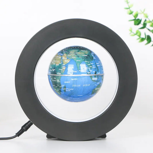 Floating Magic Globe - 4-Inch Blue Decor